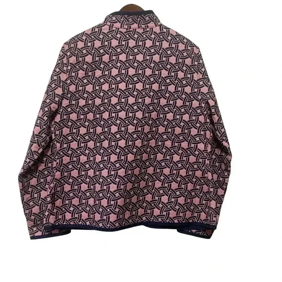 TRIMDIN Reversible Quilted Jacket Blazer Pink And Navy Blue Sz XL - Picture 2 of 7